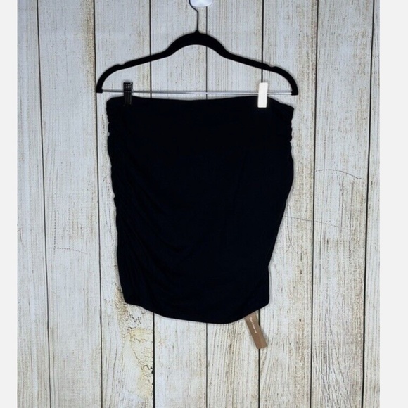 Reformation Melonie Knit Skirt Size Large NWT Black - Picture 2 of 5